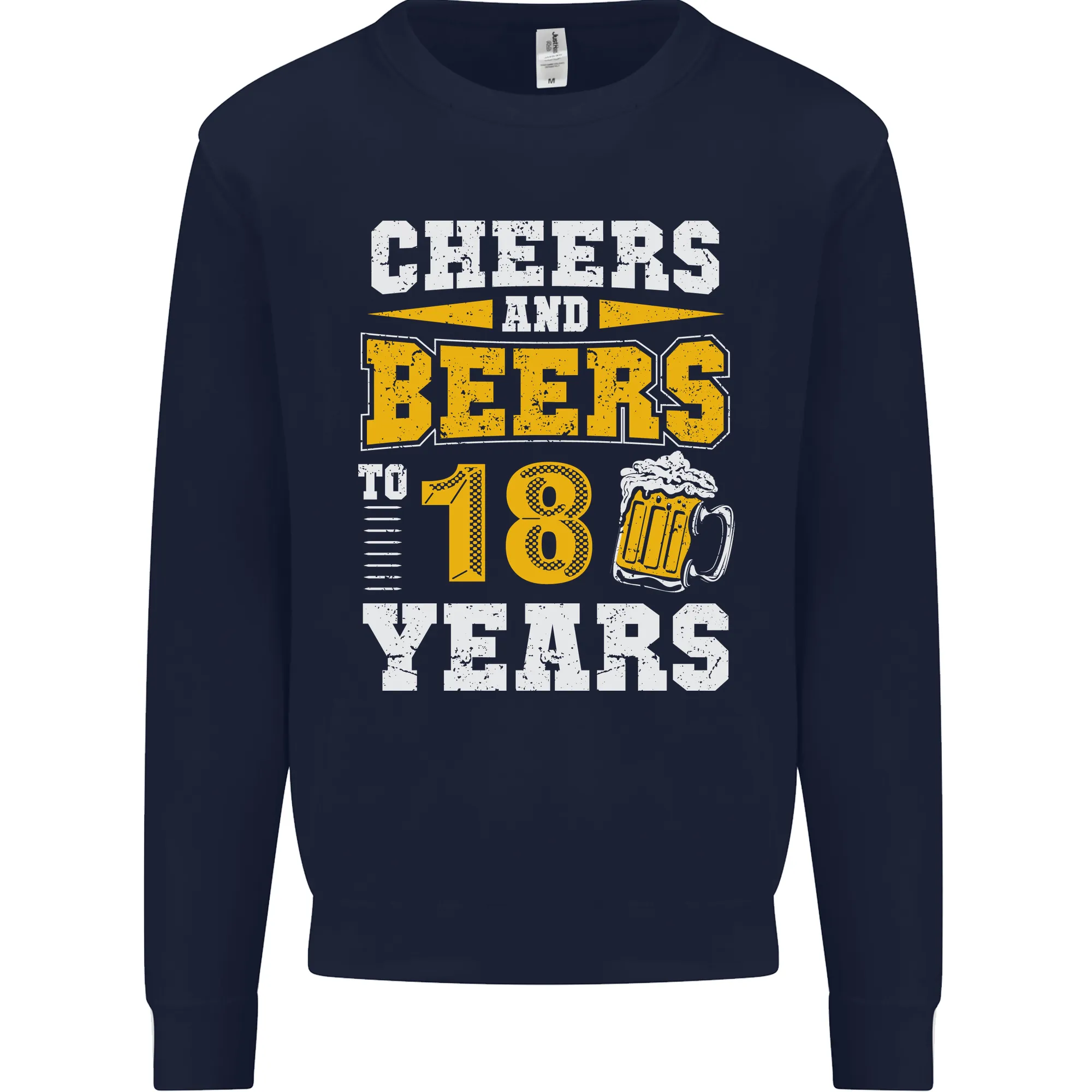 18th Birthday Funny Alcohol 18-Year-Old Men's Sweatshirt Jumper