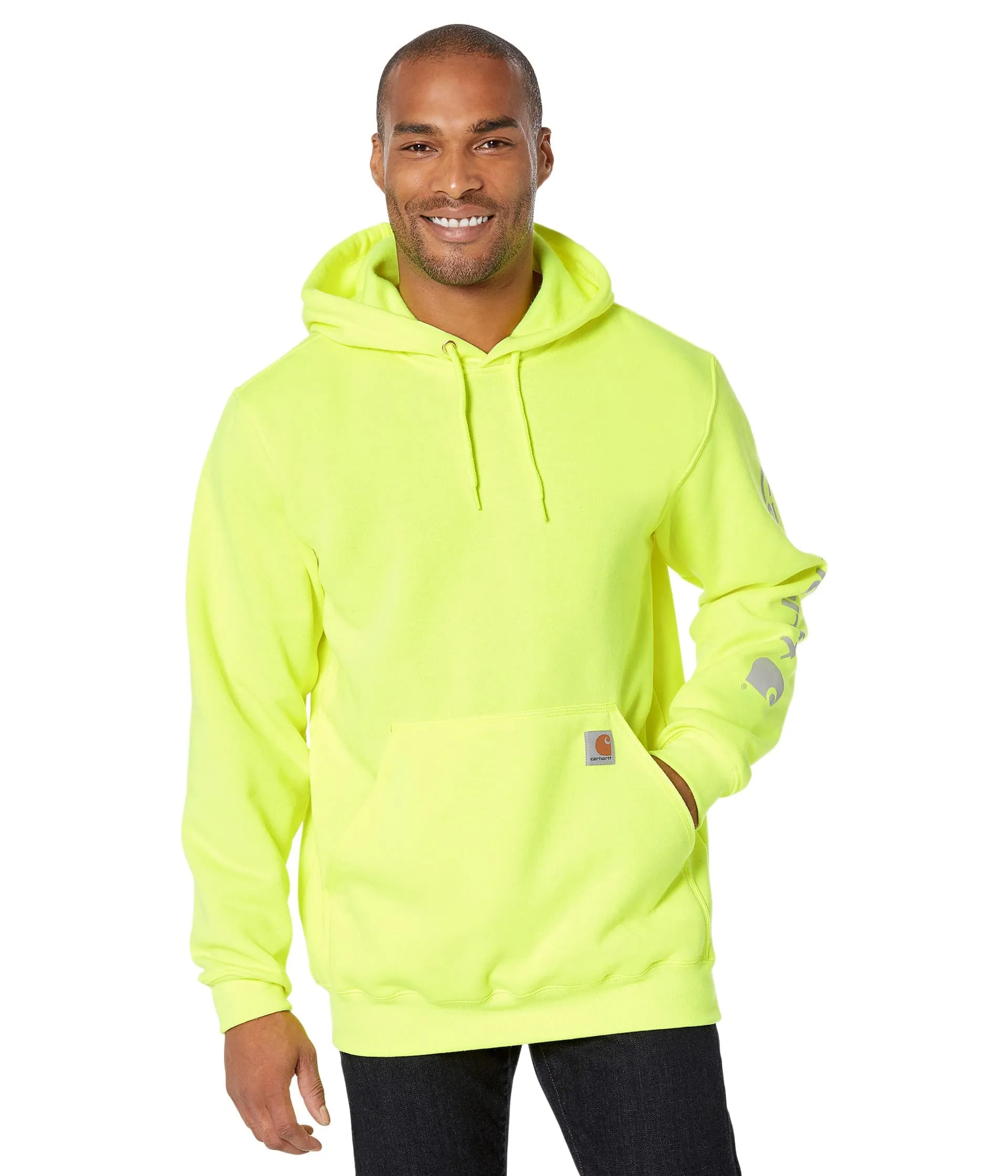 Carhartt K288 Men's Loose Fit Midweight Logo Sleeve Graphic Sweatshirt