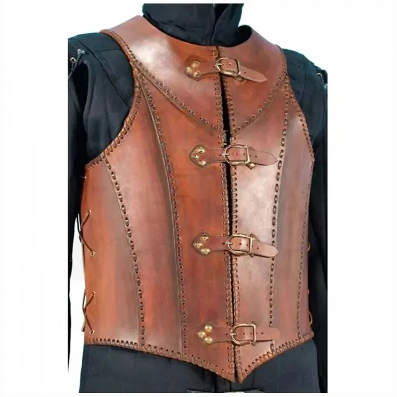 Medieval Viking Pirate Leather Vest Armor
