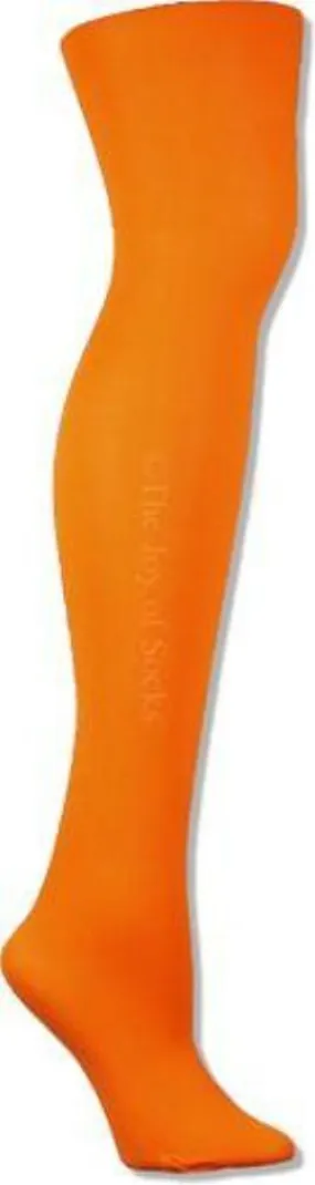Microfiber Orange Tights