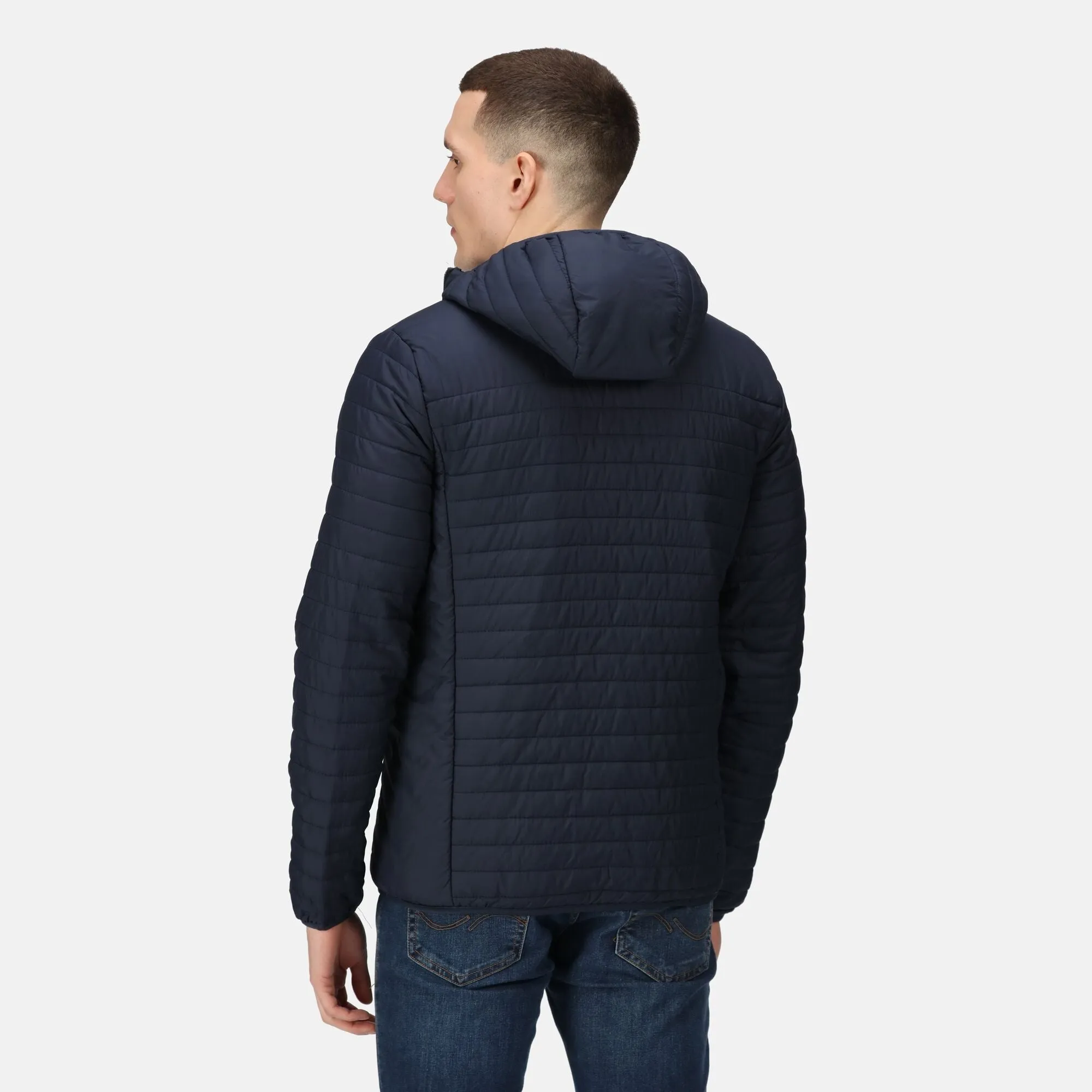 Regatta Honestly Made Men's Recycled Thermal Jacket | Hooded | Insulated | Black or Navy | S-3XL